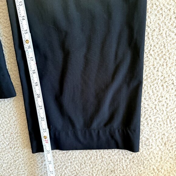 Lululemon Pants Swift Mid-Rise Wide-Leg Pant Black Zip Button - Picture 8 of 10
